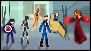 Wanda Vs. illuminati | Multiverse Of Madness - Stick Fight Animated