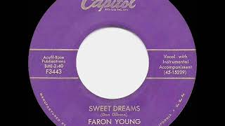 Vignette de la vidéo "1956 Faron Young - Sweet Dreams (#2 C&W hit)"