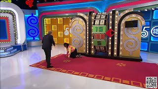 The Price Is Right season 50 Contestant Fells Down Moment