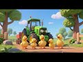 Five Little Ducks and the Little Green Tractor Nursery Rhymes Kids Songs