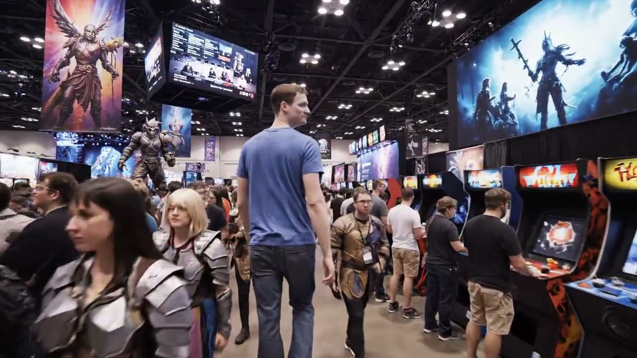 Tallest man at a games convention Ive ever seen