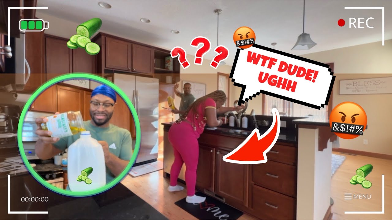 Eating BREAKFAST Then ADDING “PICKLE JUICE” TO THE MILK 🥒 TO GET Dee (HILARIOUS) 