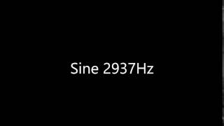 Sine 2937Hz Audio Only