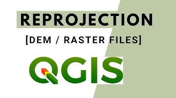 How to Reproject DEM Tiles/Raster files in QGIS