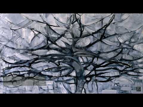 Piet Mondrian - Gray Tree - 2 Hour screensaver