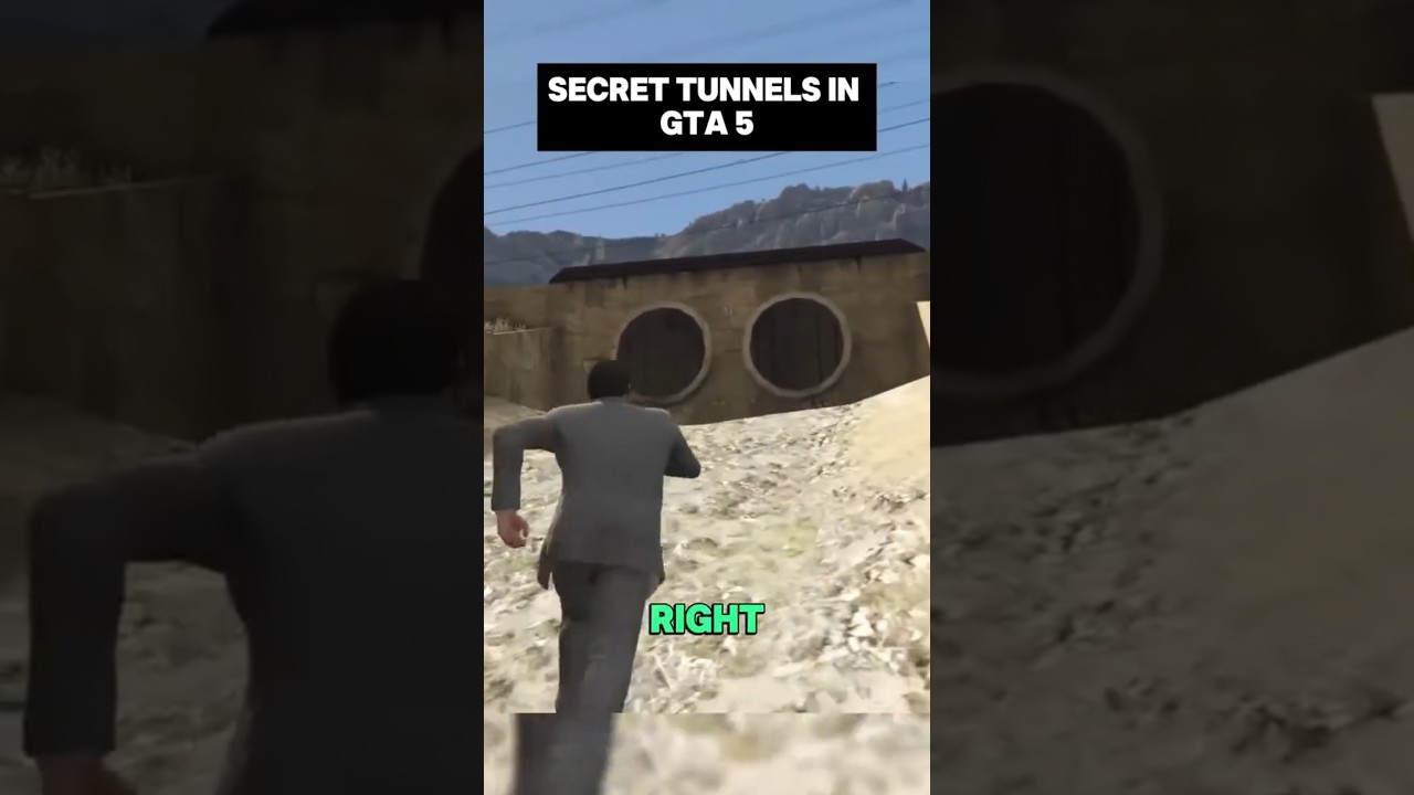 Secret Tunnel in gta 5 #gta #gtashorts