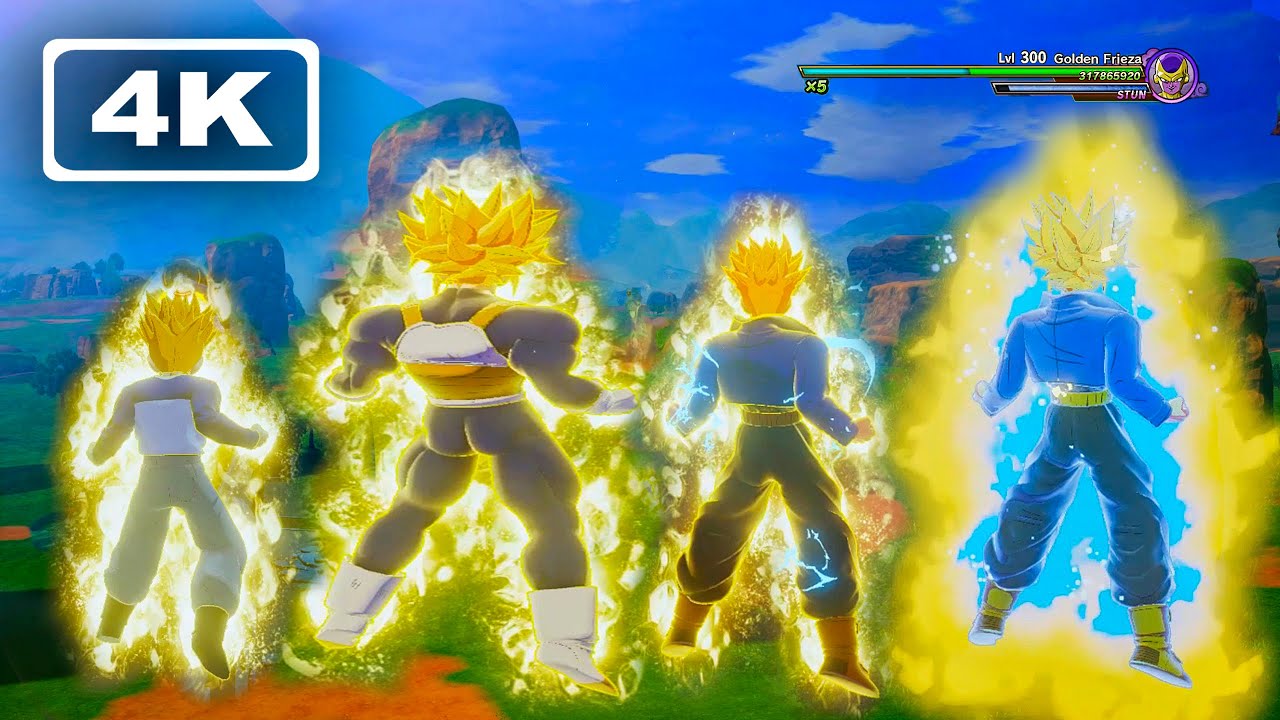 Dragon Ball Z: Kakarot - All Goku Transformations Base - Ultra Instinct (4K  60fps) 