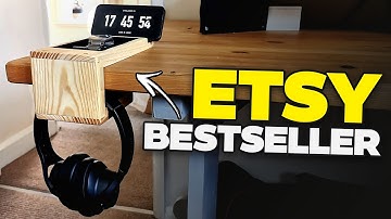 Scrap Wood Desk Organiser -  3d printing and woodworking