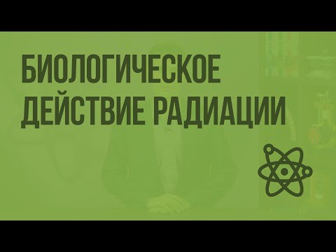 Биологическое действие радиации. Видеоурок по физике 9 класса