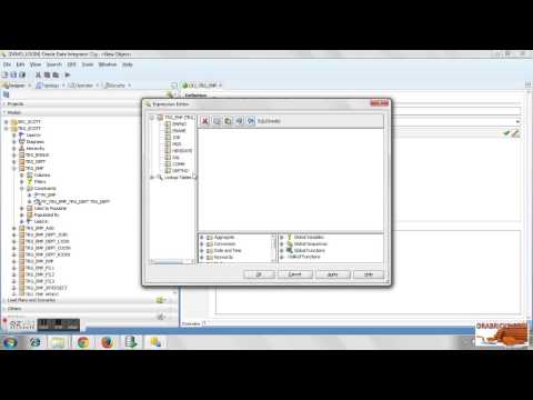 Creating constraints in oracle Data Integrator