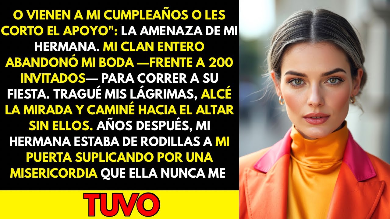 Mis padres abandonaron mi boda para celebrar el cumpleaños de mi hermana. Mantuve la calma y...