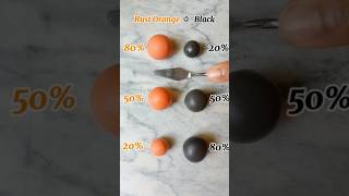 Orange  Black  Guess The Mixed Color colormixing shorts satisfying