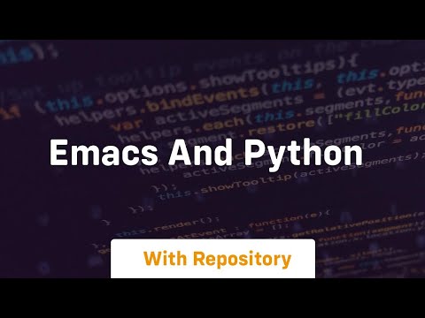 Emacs and Python