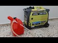 Ryobi 2300 watts how to remove gasoline 100%,  como remover la gasolina al 100%