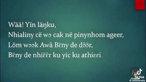 Wɔ juɔ̈ɔ̈r ëbɛ̈n yukku Nhialic piɔɔny