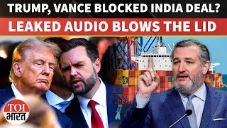 Leaked Audio Exposes How Donald Trump And Jd Vance Held Up India-Us Trade Deal Amid Tariffs Storm