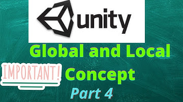 Global and Local in Unity | Unity Basics Tutorial in Hindi | Part-4 | Unity Beginner Tutorial Series