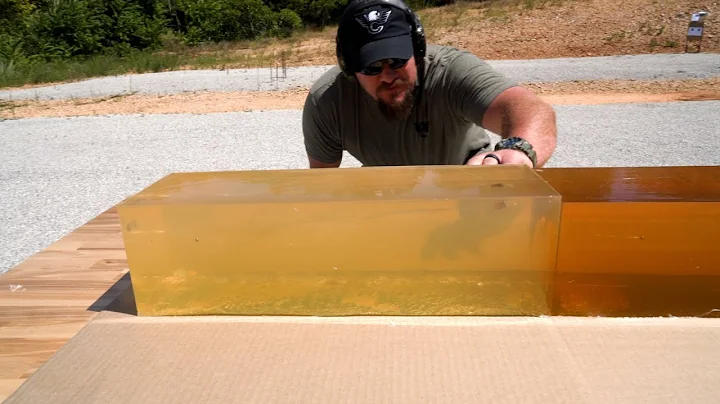 Xtreme Defense 90gr 9mm Bullet with and without Flutes Fluid Transfer Monolithic Ballistic Gel Test.