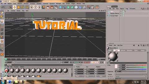 Cinema 4D Tutorial | Text - commentary