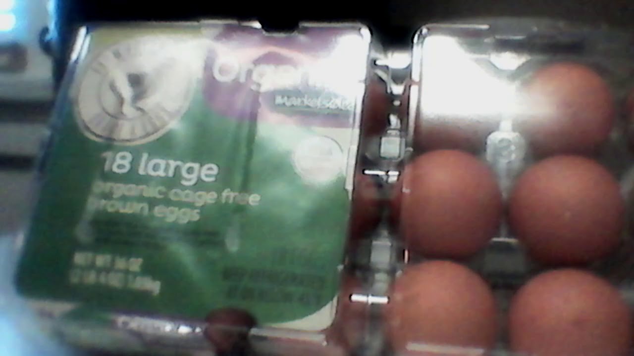 Organic fresh brown eggs price 5.87 WalMart haul YouTube
