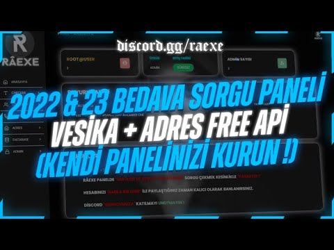 FREE 2022 & 23 S4RGU PANELİ SQL + D4T4 + APİ  ( KENDİ PANELİNİZİ KURUN !)