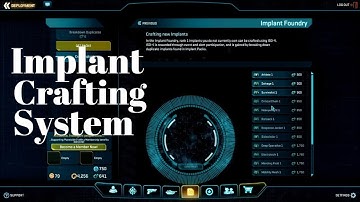 Planetside 2- New Implant Crafting System