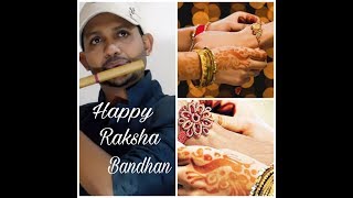 Video thumbnail of "Raksha Bandhan || Rakhi Special flute cover  - Phoolon ka taaron ka | heart touching song"