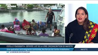 Une opération anti-migrants contestée, les forces de l'ordre mobilisées