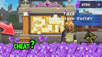 I Used "CHEAT" To Get Crystals?! Skyblock - Blockman Go