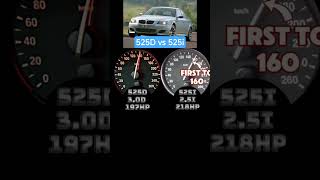 e60 525D gets smoked by the 525i 🚜💨 #acceleration #automobile #bmw #e60 #525 #diesel #bmwe60