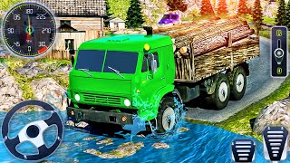 Offroad Mud Cargo Truck Driver Simulator - 4x4 Mountain Uphill Jeep Driving 3D - Android GamePlay screenshot 3