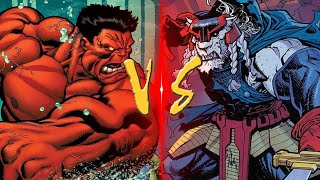 Red Hulk Vs Battle Beast: Isn't Even Close! Who do you think is wining in this fight