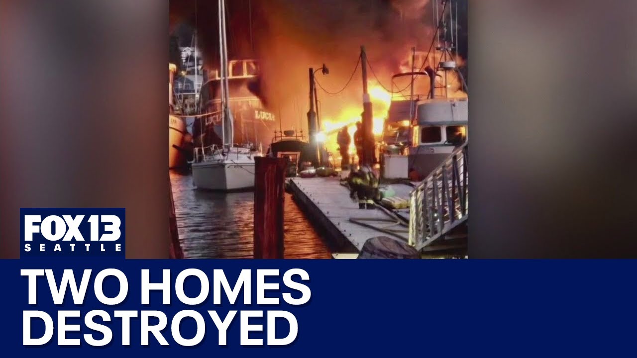 Tacoma house fire, Gig Harbor boat fires break out Saturday | FOX 13 Seattle