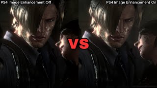 Resident Evil 6 (PS5 Pro): PS4 Image Enhancement Comparison