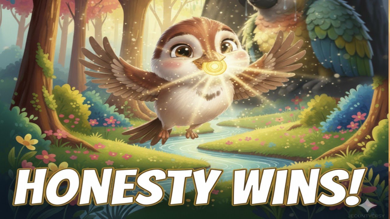 The Honest Little Sparrow | Moral Story for Kids