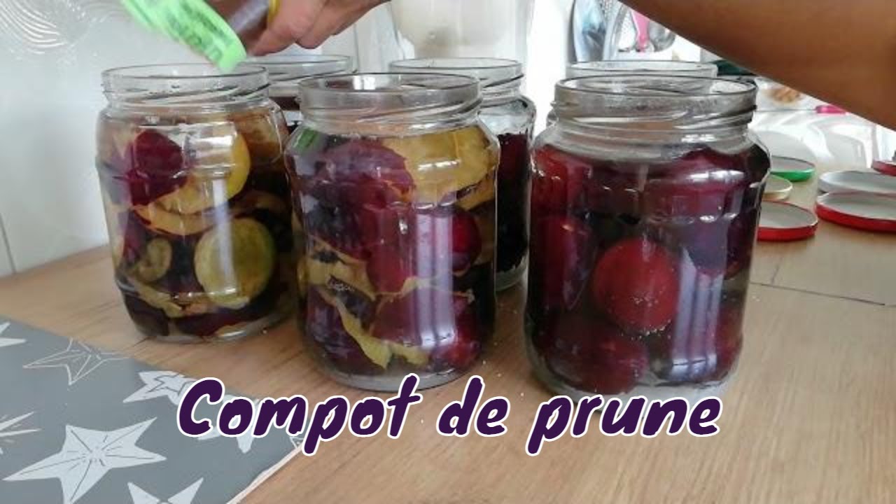 Compot de prune, fara conservanti, pentru iarna