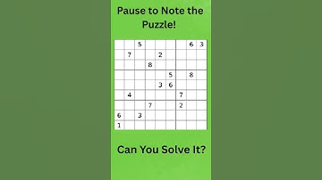 Sudoku Challenge Series #13 #EasySudoku #数独 #스도쿠