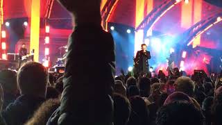 U2 perform “Sunday Bloody Sunday” and “Pride” live at MTV EMA’s in Trafalgar Square 11/11/2017