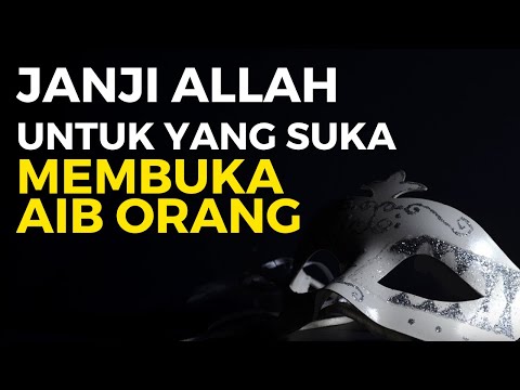 AWAS!!! JANGAN SUKA BUKA AIB ORANG KALAU TIDAK MAU.....
