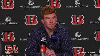 QB Andy Dalton Postgame | Bengals vs Browns Week 12 | Nov 26, 2017