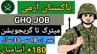 Pakistan Army PO Box No 750 GPO Rawalpindi Jobs 2021 | Pak army jobs 2021 | GHQ jobs 2021