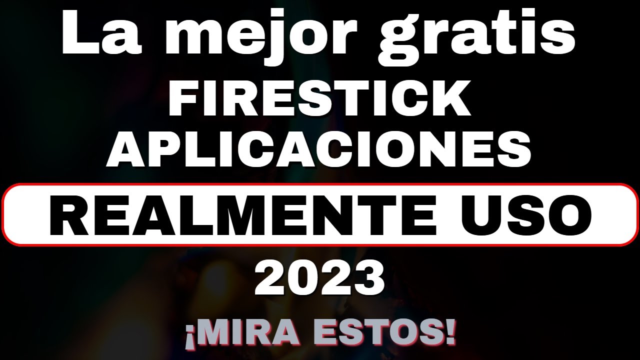 ¡LAS 3 MEJORES APLICACIONES GRATUITAS DE FIRESTICK QUE REALMENTE USO!