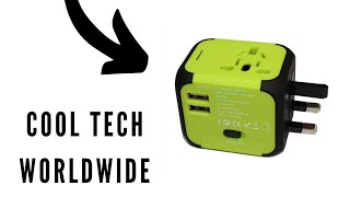 COOL GADGETS FOR TRAVELING 🔥 Universal International Travel Power Adapter (4xUSB Wall Charger)