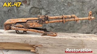 AK-47 Restoration | Extreme Rust Removal & Full Parts Rebuild...
