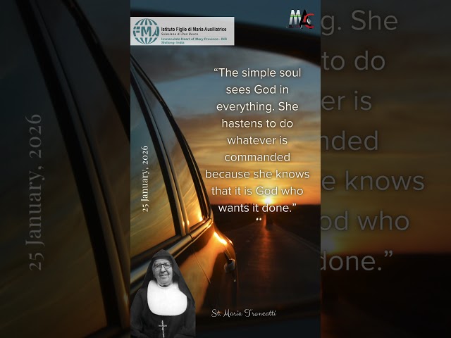 Inspirational Thoughts from St Maria Troncatti - Day 25 #quotes #maria