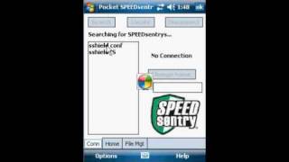 How to adjust the sensitivity of radar speed display signs using the PDA software screenshot 5