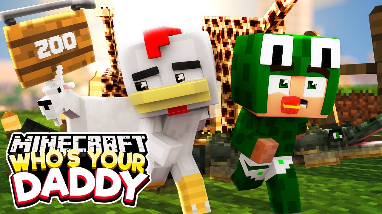Minecraft Who's Your Daddy?  - BREAKING INTO THE ZOO! w/ ConkeyDoodleDo