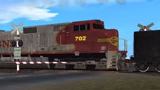 Clinchfield Highland Valley Railroadrail Fanning Stan Racing Through Aurora Canyon