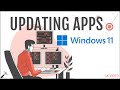 How to update apps on Windows 11