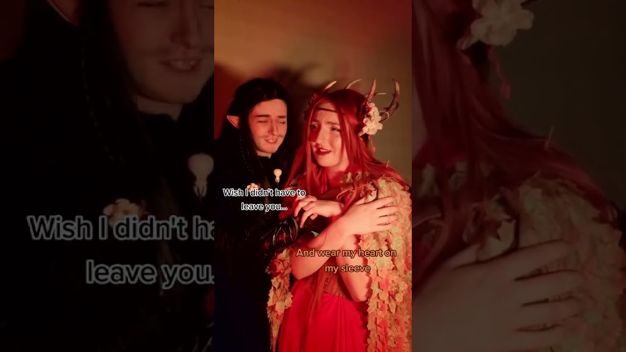 💕Keyleth talking to a ghost👻 Vaxleth angst 😭 Critical Role Vox Machina cosplays #shorts